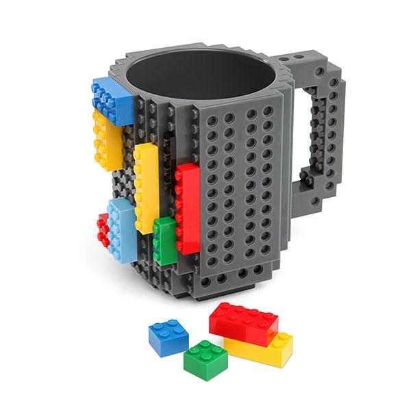 Stackable Brick Design Coffee Mug