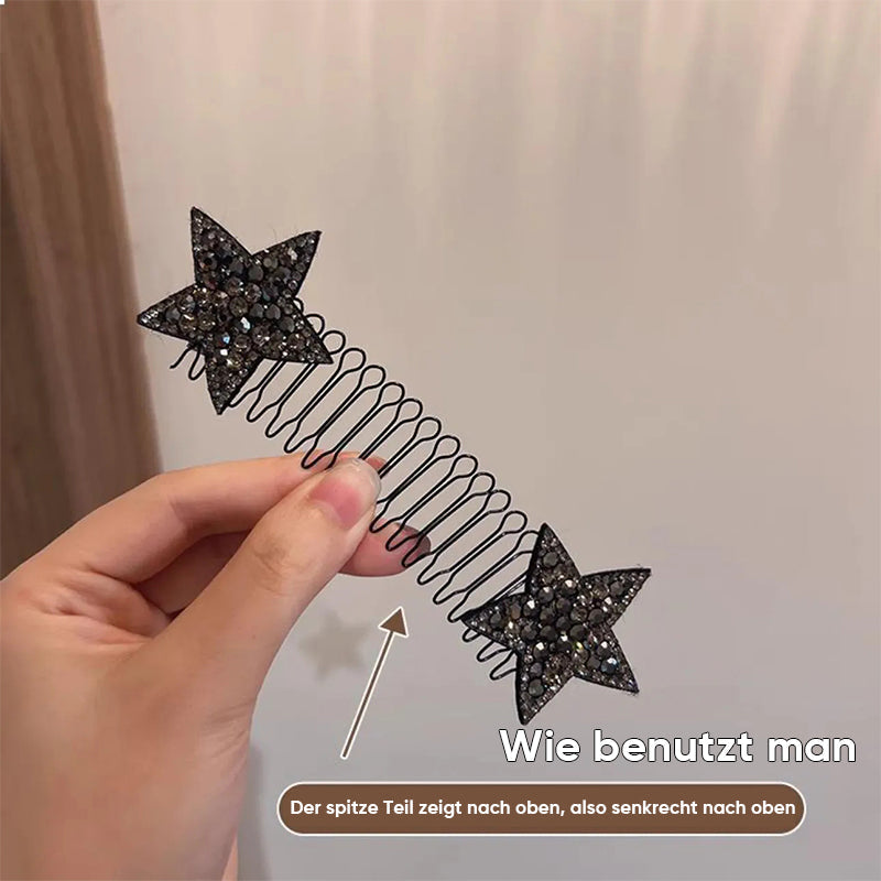 Delicate Clear Star Hair Clip