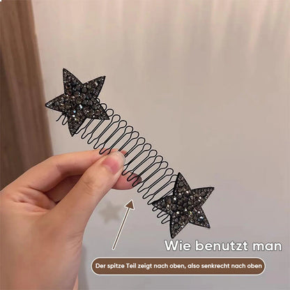 Delicate Clear Star Hair Clip
