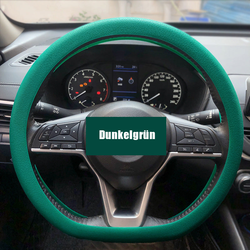 Premium Leather Car Steering Wheel Cover