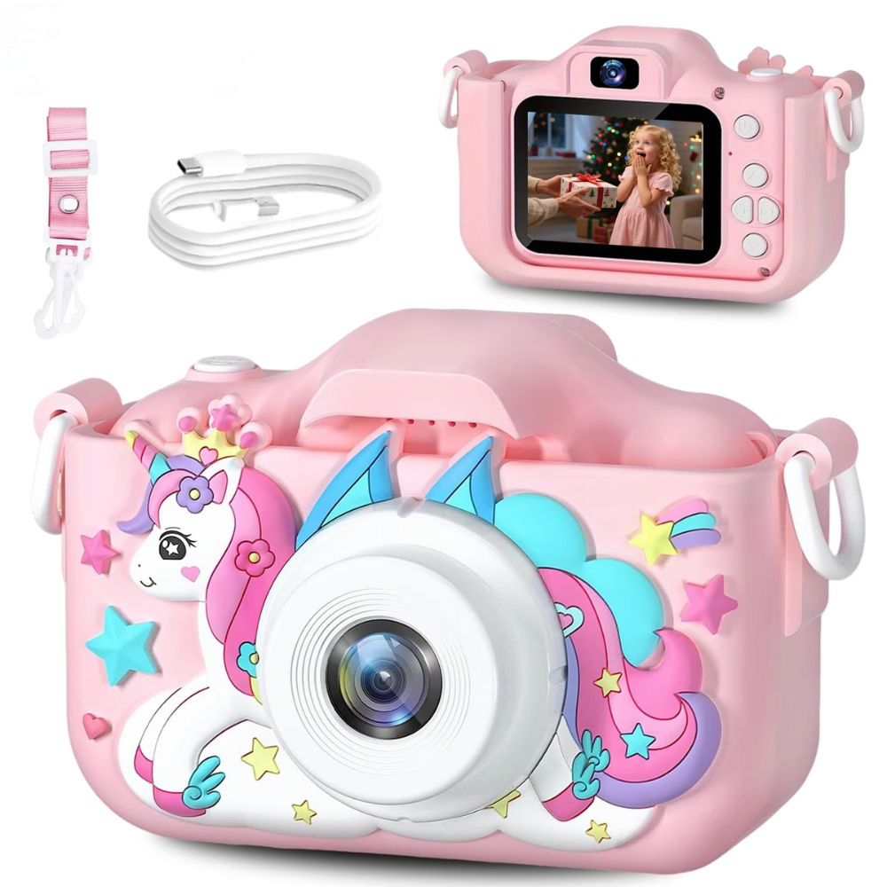 Fun Kids HD Camera with 32GB Rechargeable Battery - Fesara