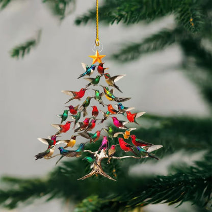 Colorful Bird Christmas Tree Ornament