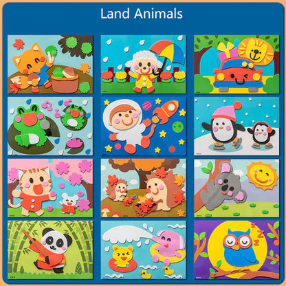 Fun 3D Sticker Playset for Kids