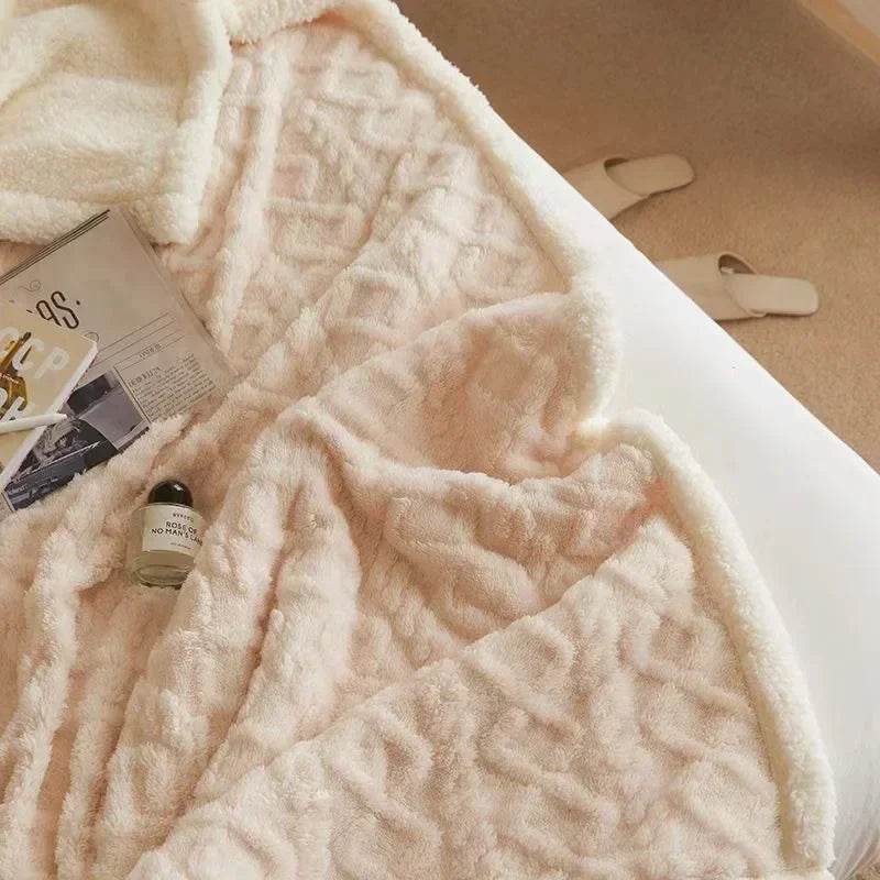 Plush Soft Woolen Winter Throw Blanket