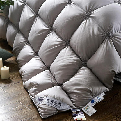Soft Goose Down Filled Quilted Duvet Cover