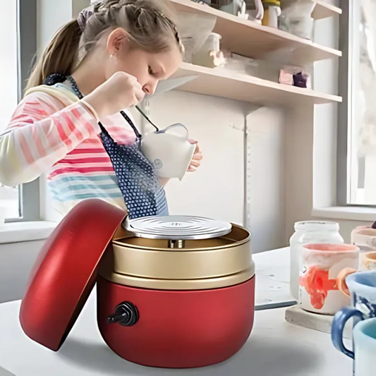 Fun Kids Clay Pottery Wheel Kit for Creative Play - Fesara
