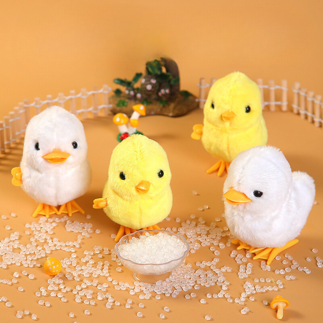 Cute Mechanical Chicken Figurine