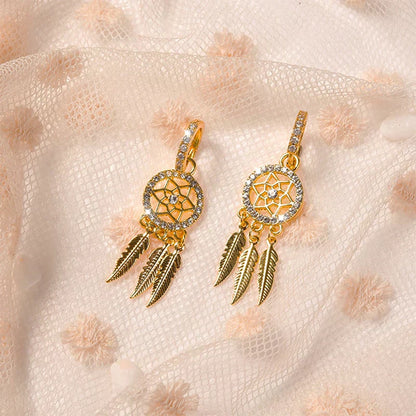 Luxury 14k Gold Elegant Earrings