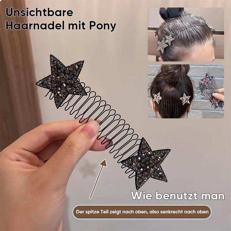 Delicate Clear Star Hair Clip