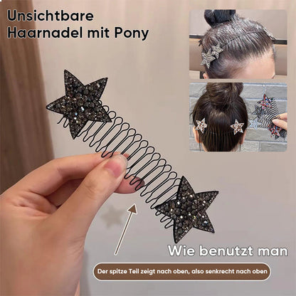 Delicate Clear Star Hair Clip