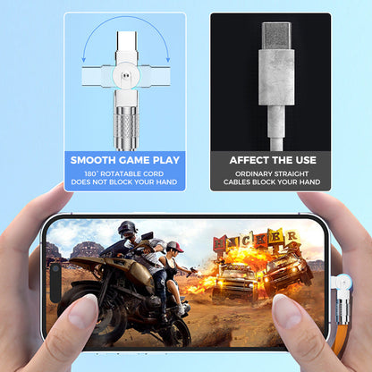 Flexible 360 Rotating Elbow USB Cable
