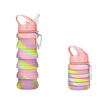 Compact Foldable Silicone Water Bottle