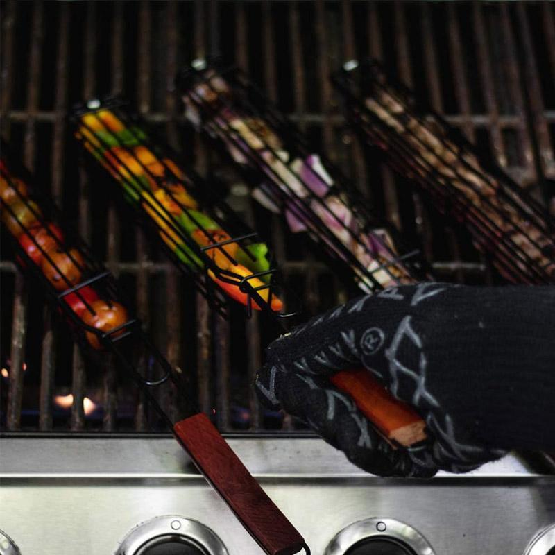 Round Barbecue Grill Basket