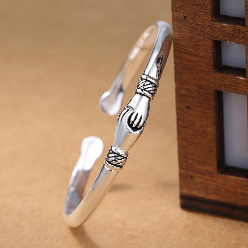 Best Friends Handshake Charm Bracelet