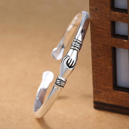 Best Friends Handshake Charm Bracelet