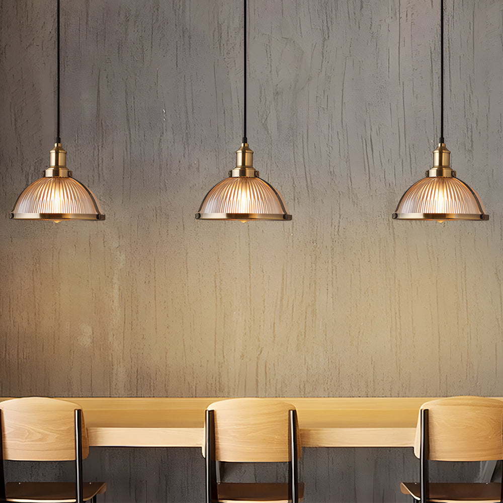 Classic Striped Crystal Chandelier