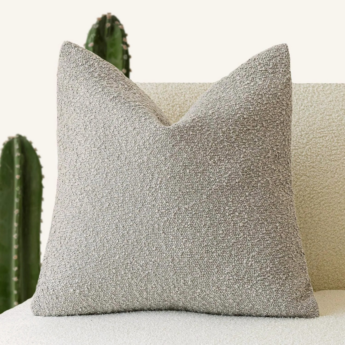 Plush Tulum Throw Pillow Cover 45x45cm Soft Cushion