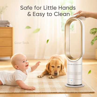 Quiet and Sleek Bladeless Home Fan
