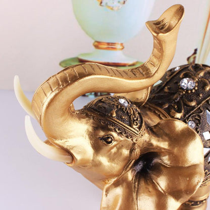 Luxury Gold Elephant Figurine