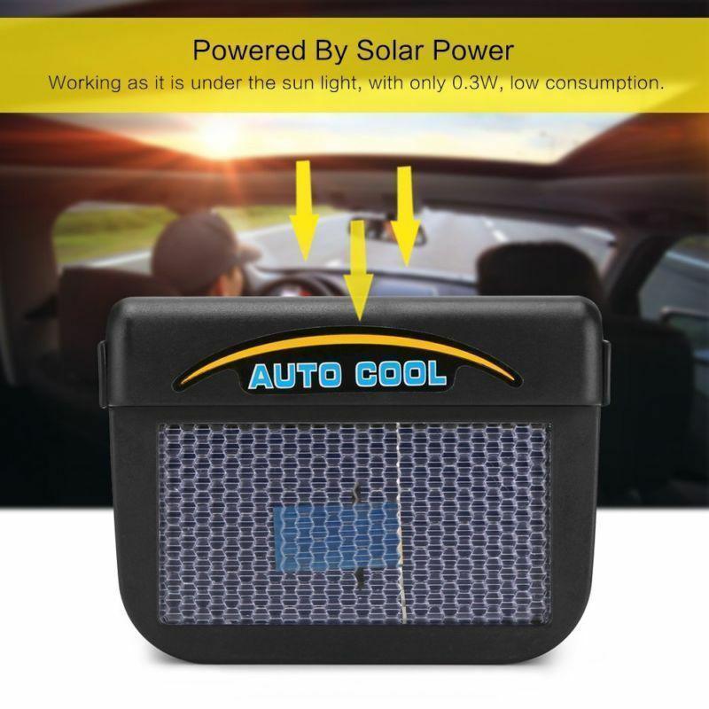 Car Auto Solar Window Ventilation Fan