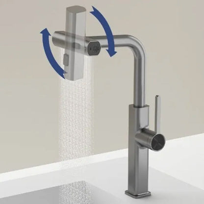 Contemporary Cascade Kitchen Sink Faucet