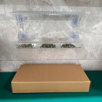 Easy Install Suction Cup Bird House with Clear Window