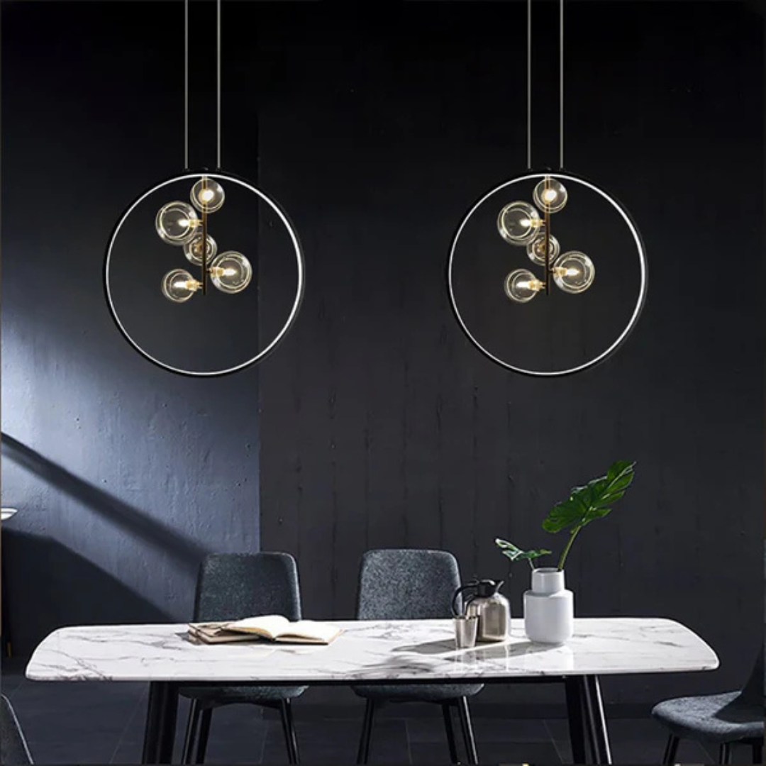 Simple Modern Black Hanging Lamp