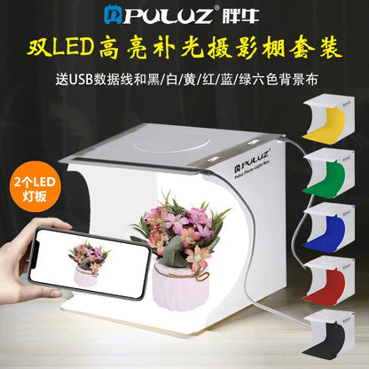 Compact Portable Photo Studio Box with Softbox Lighting - Fesara