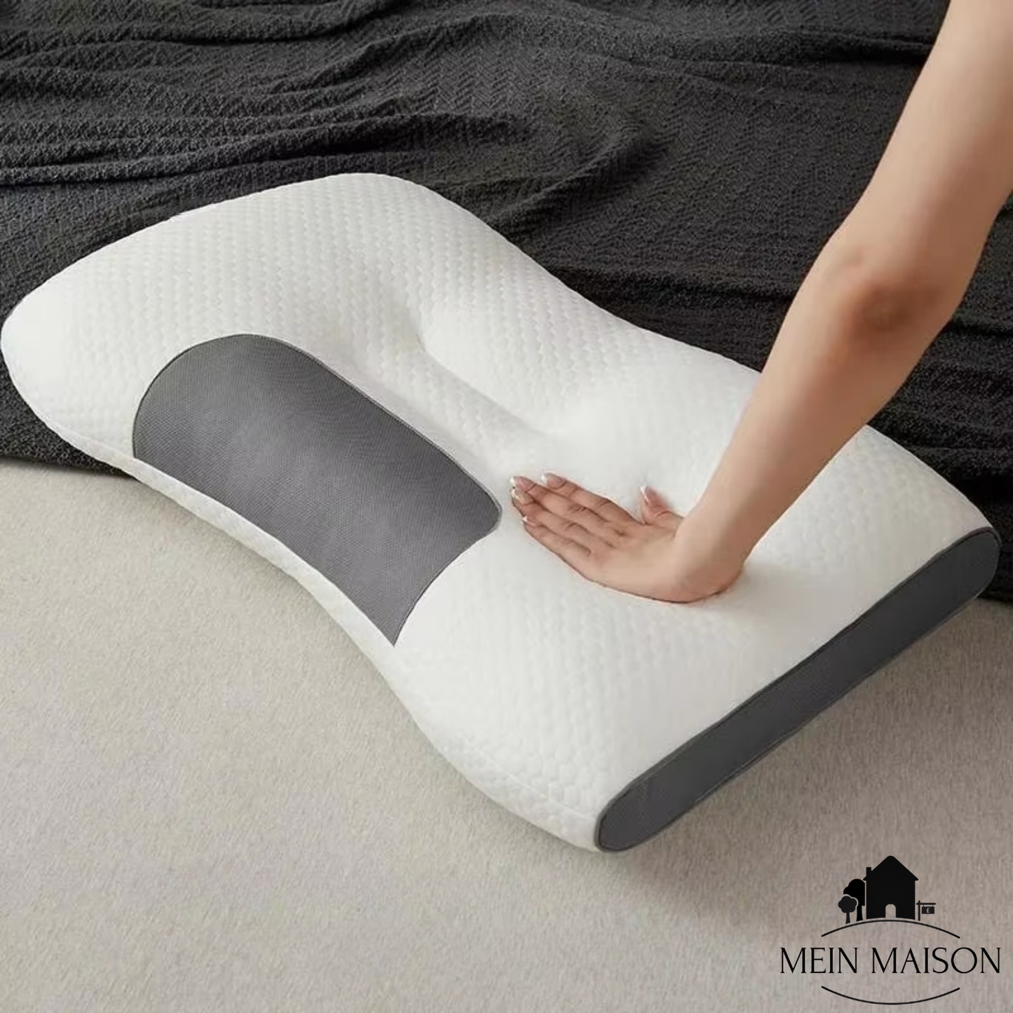 Contour Neck Pillow Soft Memory Foam Support Cushion