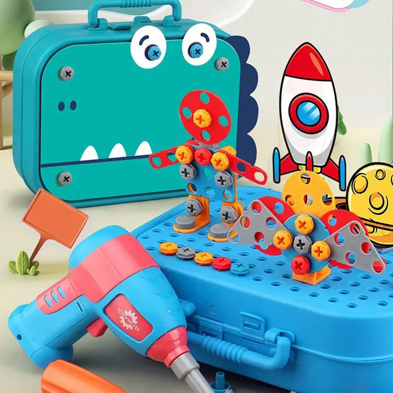 Kids 3D Wooden Toolbox Kit