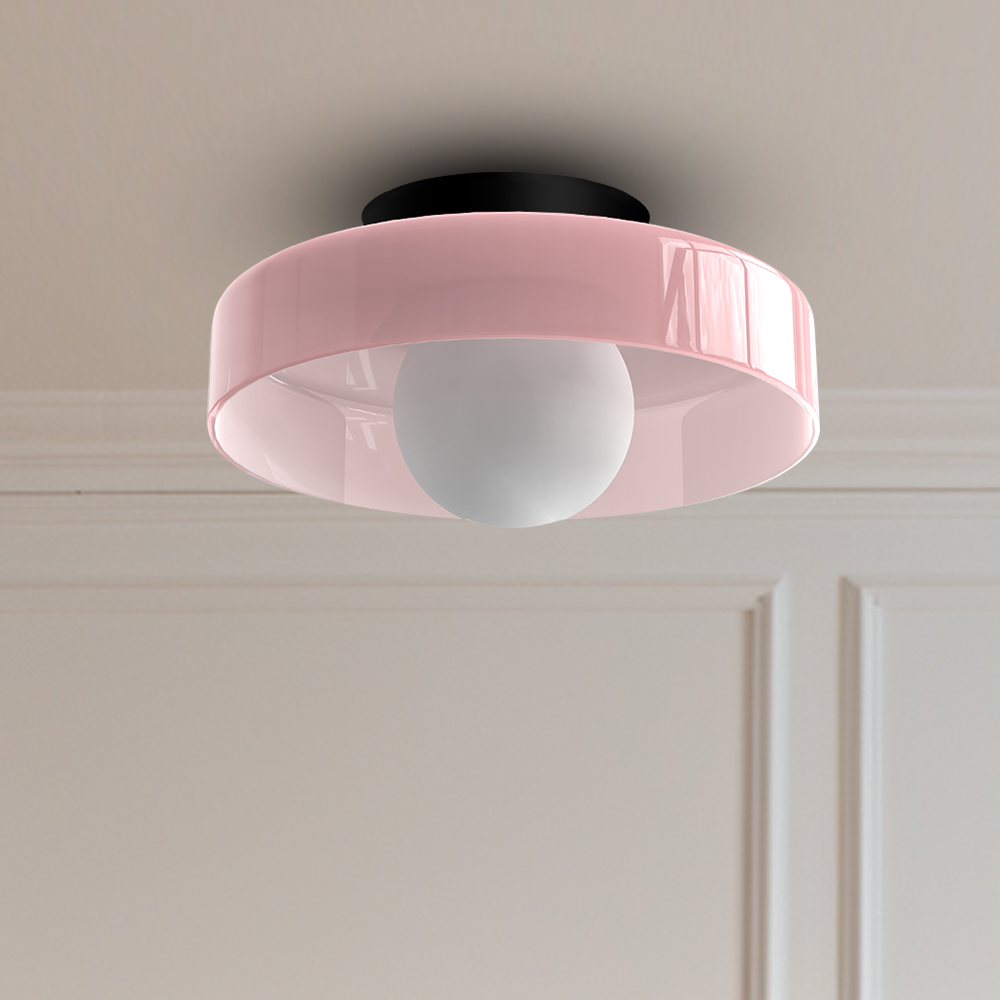 Stylish Round Glass Light Fixture