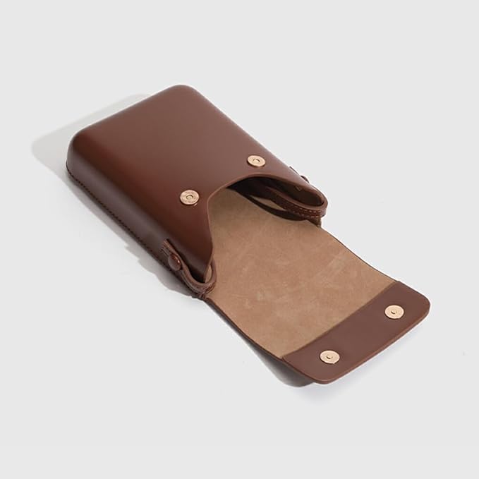 Simple Mini Faux Leather Cross Body Bag