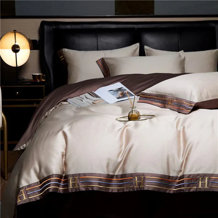Soft Embroidered Cotton Bedding Set