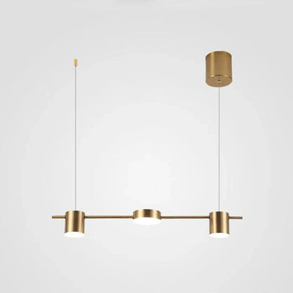 Sleek Metal Hanging Light Pendant AuraDrum