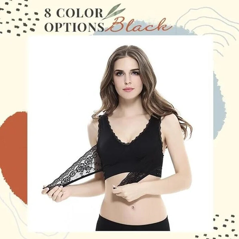 Comfortable Front Closure Lace Bra