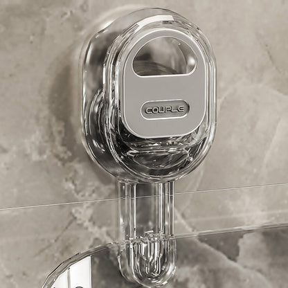 Easy Install Bathroom Suction Cup Storage Container