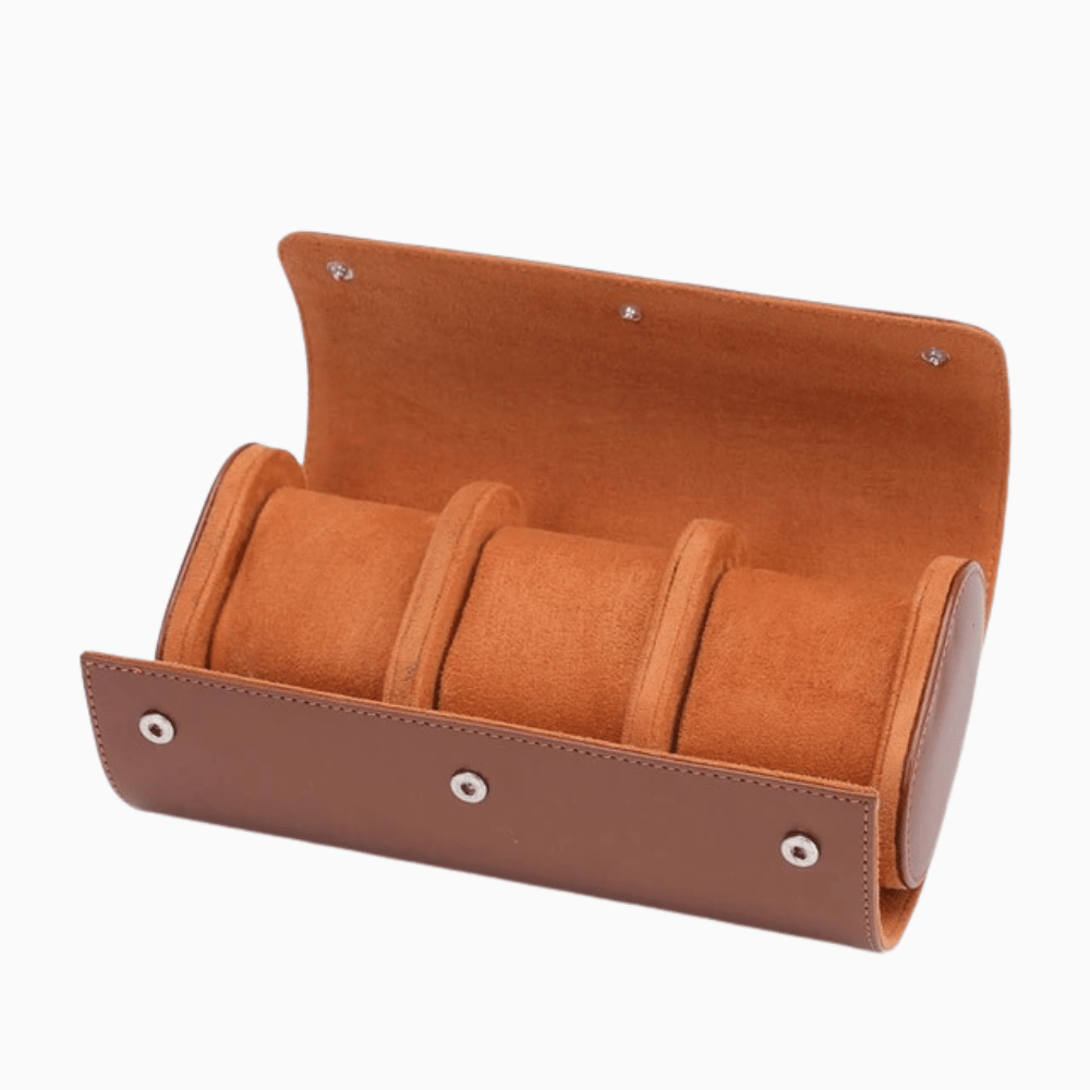 Premium Leather Watch Box - Elegant Storage Case