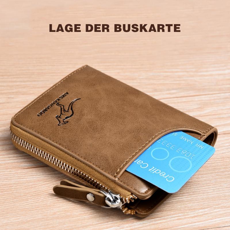 Secure Leather Wallet with RFID Protection