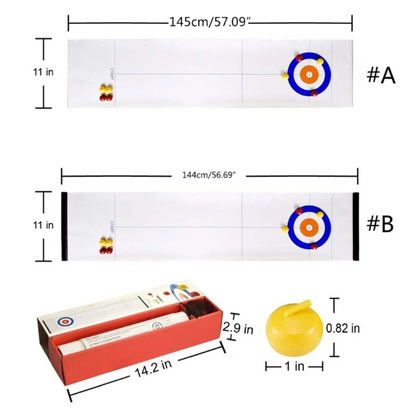 Fun Mini Curling Table Game