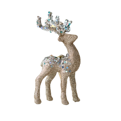 Shimmering Reindeer Christmas Ornament