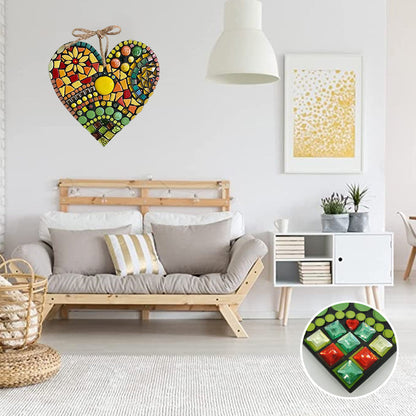 Vibrant Love-Shaped Outdoor Decor