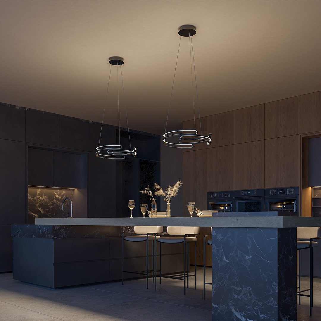 Elegant Metal Pendant Light