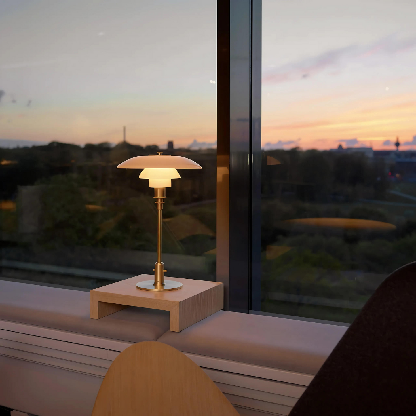 Modern Chrome Desk Lamp