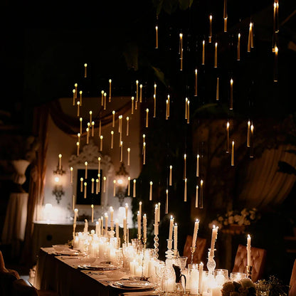Warm Glow Floating LED Candle Light Set - Fesara