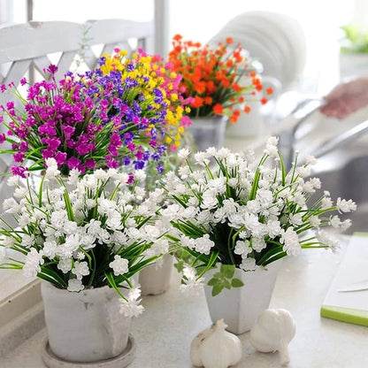 Outdoor Fake Flower Arrangements
