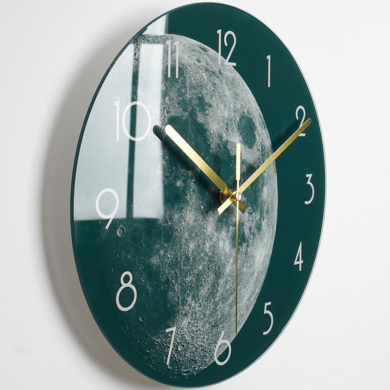 Classic Round Glass Wall Clock
