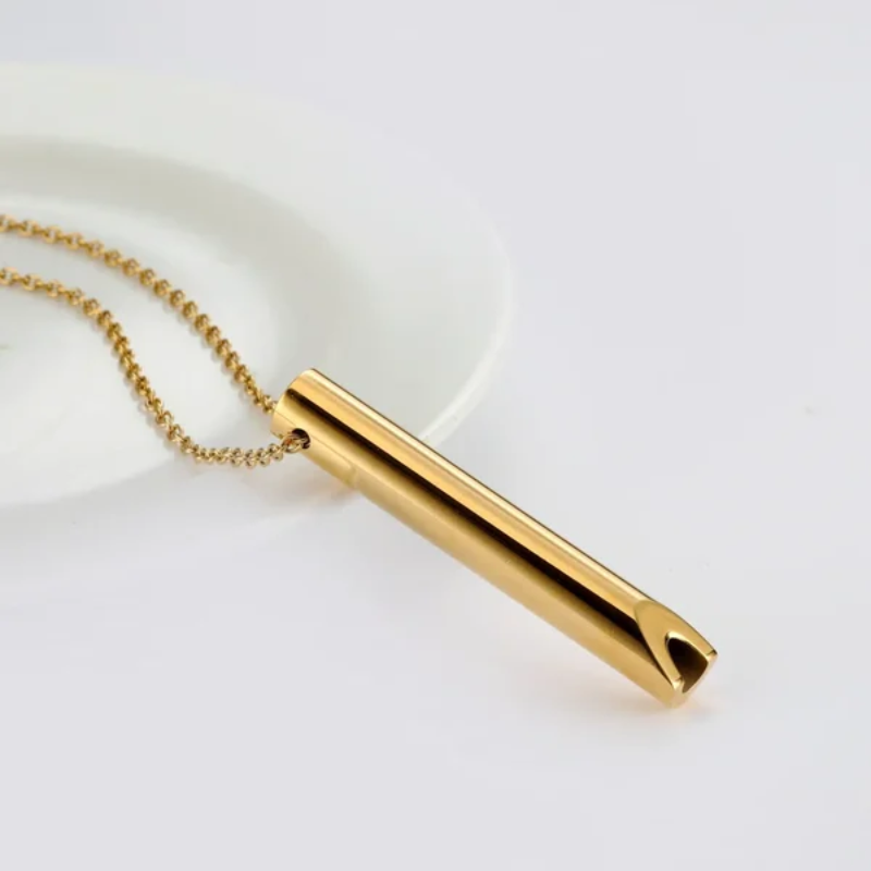 Calming Anxiety Relief Necklace Stainless Steel Accessory