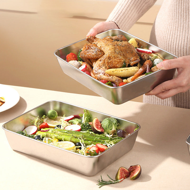 Practical Stainless Steel Fruit Storage Bowl