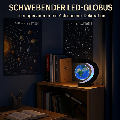 Modern LED Floating Globe Light Lamp