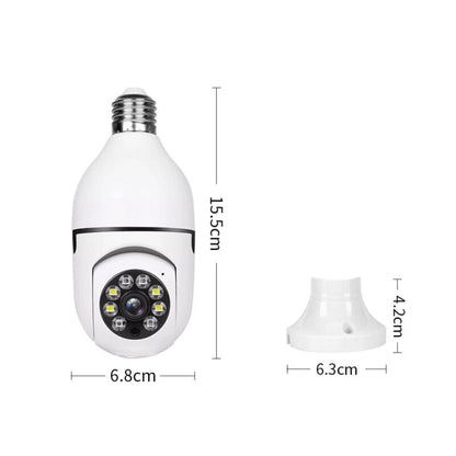 Smart WiFi Security Camera Light Bulb
